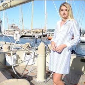 CK BRADLEY NAUTICAL STRIPE SHIRTDRESS